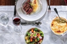 eendenborst met gratin van knolselderij